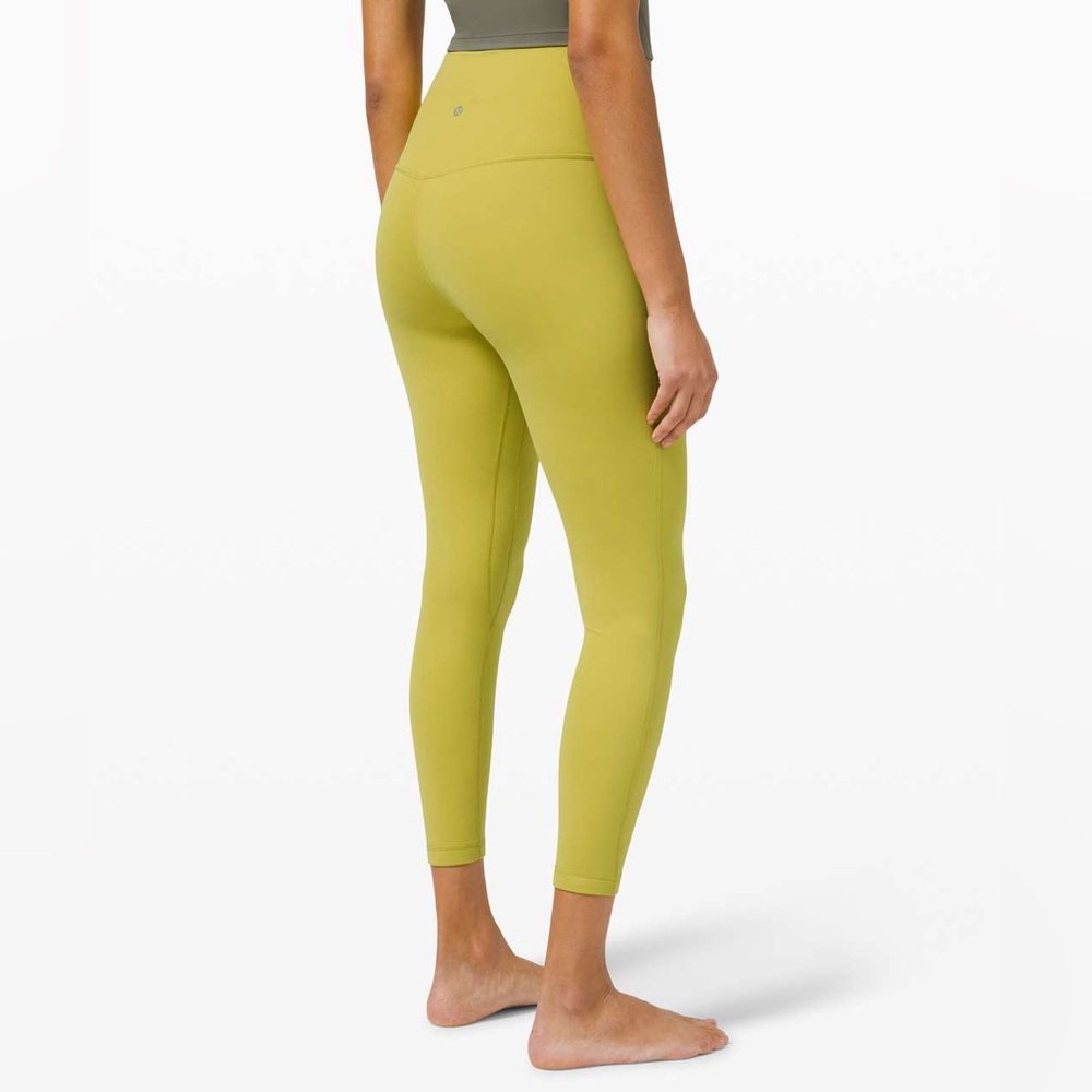 Lululemon Align Pant 25” Yellow Pear - Size 4
